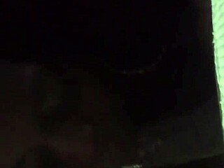 Bbw slurps on her knees for huge monster cock