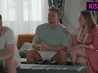 why's matthew meier fucking hot milf right next to stepson in shared bed with stepmom?