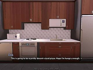 A femboy shares the bunker in a steamy roleplay encounter.