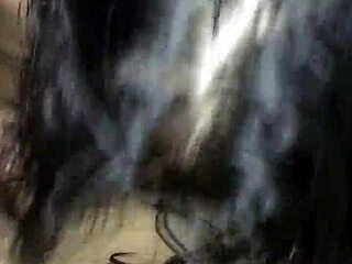 nerd gets hot cheating blowjob from wife