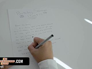 sexy curvy babysitter joins fun scavenger hunt adventure