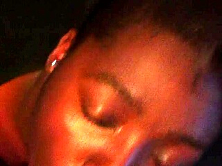 Ebony Cocksucker Devours Black Cock In Intense Blowjob Scene 1