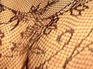 Horny latina bbw in lingerie bent over pov for deep doggystyle cumshot on big curvy ass