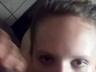 blonde lena starr sucks bbc balls cumshot facial eyes pov 💦👀