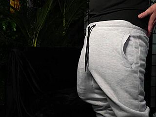 watch this huge cock explode cum in condom then drink it all