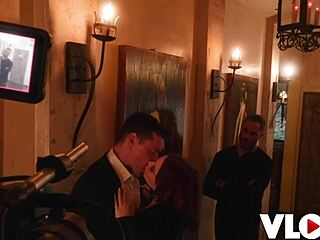 redhead natasha nice heats up her steamy sex scene