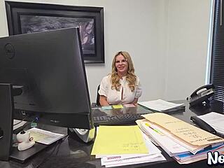 whoa misty caitlin milf gets office creampie pounding 😍🔥