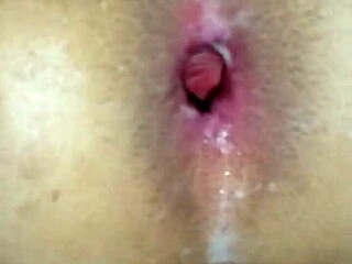 amateur tranny girlfriend anal creampie homemade gaping