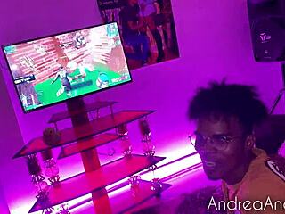 hermanastra big ass ebony seduces fortnite fuck with amiga