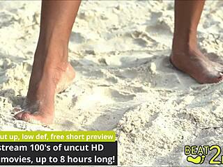 giggles sandy beach feet tickle barefoot fetish 😏🏖️