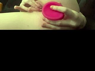 horny british coed girlfriend squirts on webcam toys pov