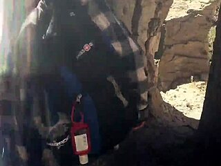 Blonde Swallows Cum Deep on Romantic Public Trail Hike