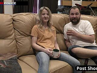 Off-duty cop Stacy Shepard gaps pussy with toys backstage