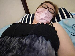 Why does married asian milf with big tits masturbate wildly on bed full vid?