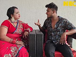 Juicy hairy chachi seduces stepson for quick dirty pussy licking and hard fucking