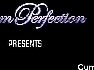 gimme all that jizz on my face, nasty blowbang slut swallows every drop