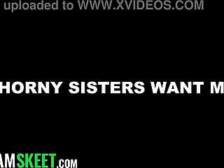 Violet Moore Celestina Blooms dirty stepsisters threesome fucking