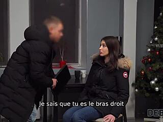 russian teen monica wet trades soaked pussy for cash in rough club pov