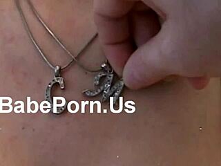 whoa babe's huge natural tits wrap tight around cock for tittyfuck 💦