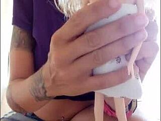 What if this fuck doll milf craves lesbian silicone passion?