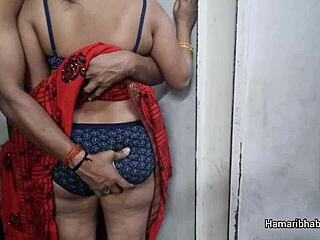 desi bhabhi gets fucked hard wearing traditional saree