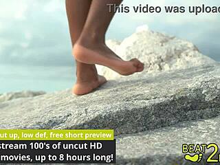 giggles sandy beach feet tickle barefoot fetish 😏🏖️