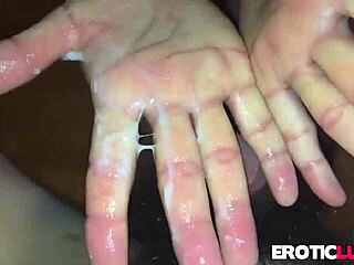 hey watch this amateur wife stroke and wank her hubby's cock in high def handjob action