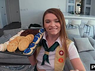 ever wonder if mazy myers' boyfriend creampies her tight scout pussy?