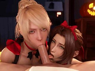 final fantasy girls blowjob cumshot compilation with big tits sluts 😍💦