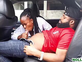 i had wild car sex with ebony pornstar krissyjoh chris and his huge nigerian cock