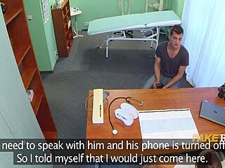 Nurse drains boss's boy nonstop in office 💦😈