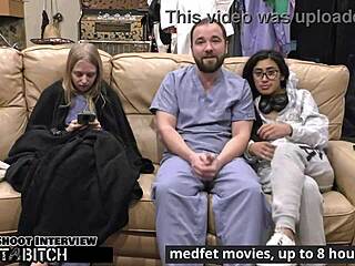 latina nurse jasmine's hairy bush creampied deep in hospital bed round two