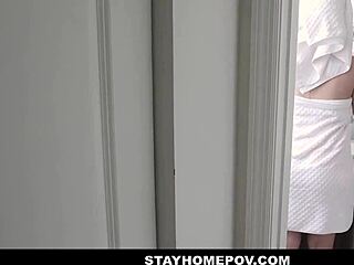 Quarantine pranks turn into fat ass stepsis pounding