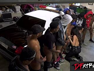 Eliza Ibarra's Steamy Latina Interracial Blowbang Dogfart Compilation