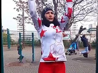 Tildzo Serbian Pornstar Masters Teasing In Public