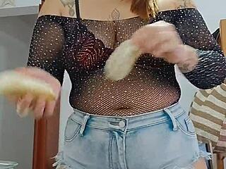 going live with shorts shoved deep in my ass