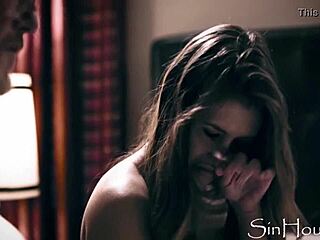 Girlfriend catches horny teen whitney wright fucking friend in garage