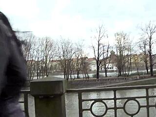 oh man that dark haired babe in red lace looks so hot taking my big black monster cock while her guy licks her shaved pussy deep