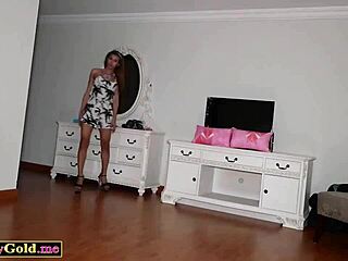 BF Shows How To Stretch Thai Ladyboy Ass For Bareback Anal With Toys.