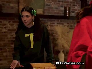 trick or treat? busted girlfriends in hardcore foursome