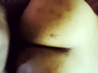 thick curvy bbw housewife spins on horny teen's big black cock doggystyle creampie