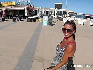 He invited her for cream 😏 and she gave big tits blowjob 👅