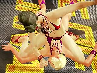 What happens when nina challenges a dominant mature latina in fantasy fight?