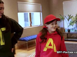 trick or treat? busted girlfriends in hardcore foursome