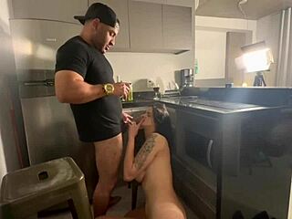 Post-Party Bastidores Cum In Mouths Of Two Hot Amigas