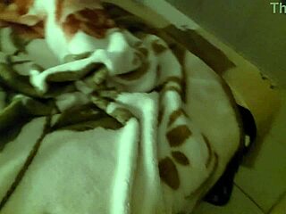 stepson begs hot milf stepmom to share his bed tonight!