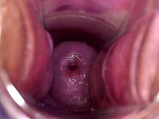 Her shaved pussy gets so wet and squirting during hardcore homemade fucking with big tits bouncing.