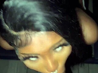 wet latina milf slurps cock deep then swallows huge cum load 💦 full homemade vid!