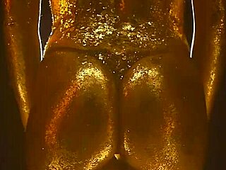 Nastya Vdovik flaunts her massive golden ass cheeks