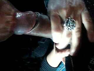 Intense massage leads to explosive cumshot climax